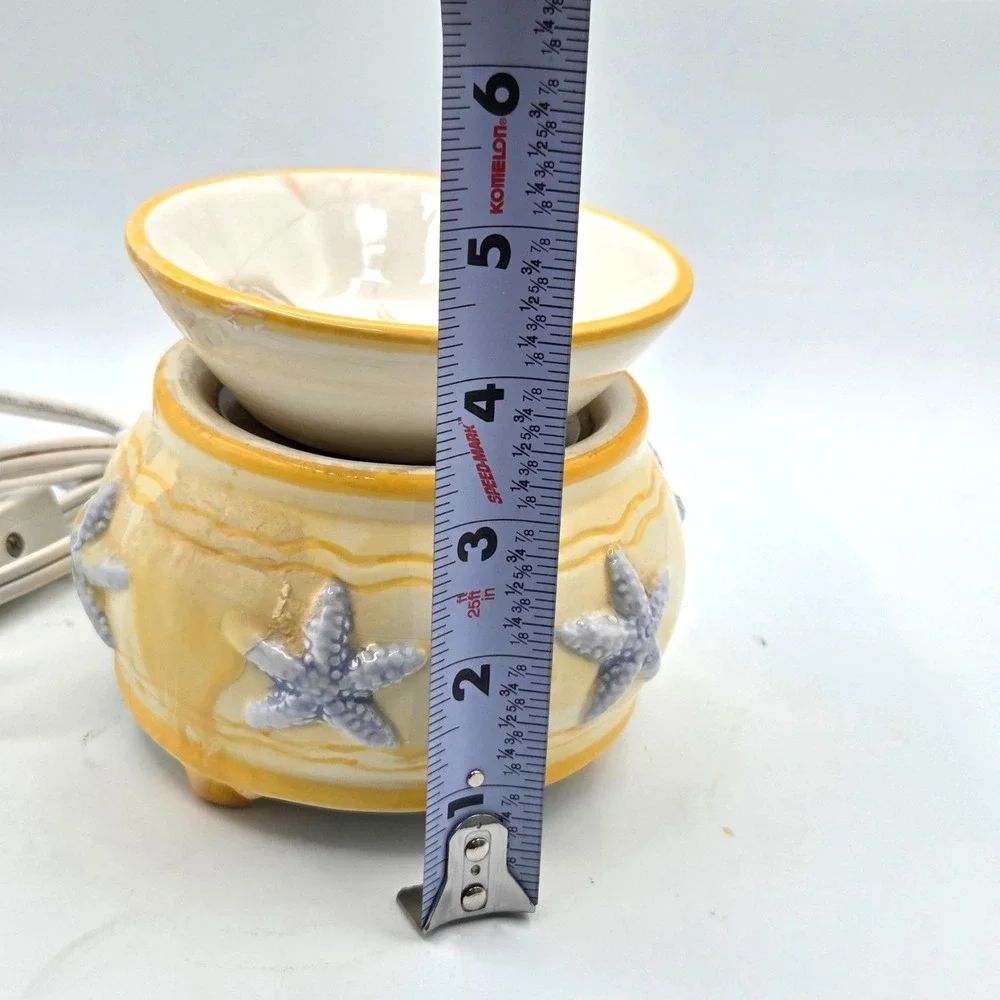 Starfish Beach Coastal Electric Wax Warmer Fragrance Aromatherapy Cottage Core‎